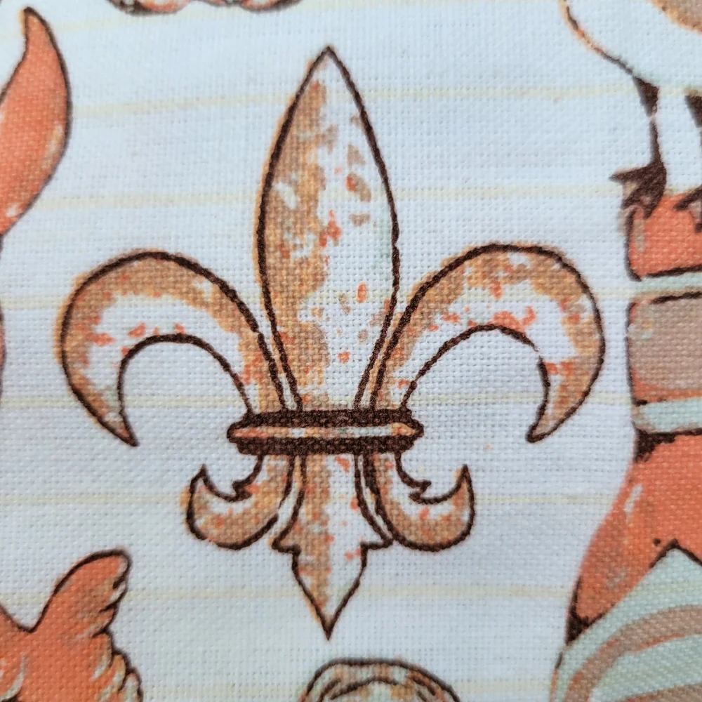 Seafood Tea Towel ~ The Royal Standard ~ Cajun ~ Nautical ~ Pelican ~ Oyster ~